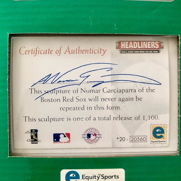 Headliners XL- Nomar Garciaparra of the Boston Red Sox Bobble Head (1999). - Picture 3 of 8
